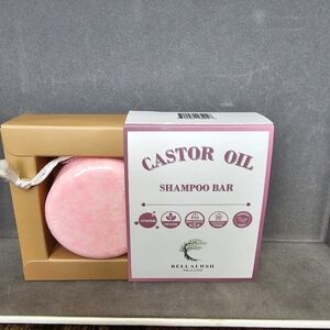 Pink Castor Oil Shampoo Bar